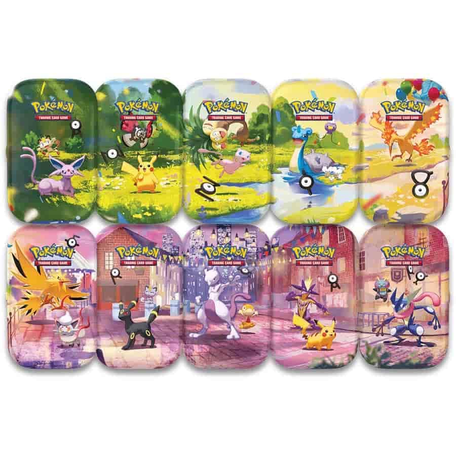 Amazon.com: Pokemon TCG: 30th Celebration Mini Tins Full Box, 10
